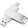 Yaxiny Chiavetta USB C da 128 GB, ad alta velocità, USB 3.0 tipo C, doppia OTG, per TV, auto, smartphone, PC, laptop, Chromebook, MacBook Pro