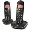 Doro PhoneEasy 100w duo DECT Identificatore di chiamata Nero