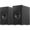 KEF Coda W Diffusori da scaffale HiFi wireless, Dark Titanium | Bluetooth 5.4 aptX Lossless | Compatibili con giradischi, TV, PC, laptop e altro | Musica | TV e Home Cinema | Gaming
