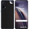 Tumundosmartphone Sticker Vinile Autoadesiva Trama per oneplus Nord Ce 5G - Carbonio