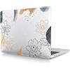 HBLX Custodia per Macbook Air 13 pollici 2017 2016 2015 2014 2013 2012 2011 2010 Pubblicazione Modello A1466 A1369, Copertina Rigida in Plastica Protettiva, Fiori