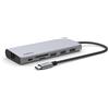 Belkin Hub USB-C, 7 in 1alimentato con porte HDMI 4K a 60 Hz, USB PD da 100 W, Ethernet 2,5 Gb, 2 USB-A e slot SD e microSD per MacBook Pro 14/16, iPad Pro 12.9/11, XPS e Surface