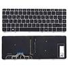 Pcprice Tastiera Originale per HP ELITEBOOK Folio 1040 G3 RETROILLUMINATA