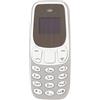 Vikye Telefono più Piccolo Al Mondo Vivavoce Bluetooth Dialer Doppia Scheda SIM GSM Sbloccato 2 in 1 Mini Telefono Cellulare (Grigio)
