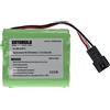 EXTENSILO batteria compatibile con Tivoli Audio PAL+ BT digital radio (2200mAh, 7,2V, NiMH)