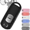 mt key Custodia per chiave protettiva in carbonio morbida KEYLESS compatibile con Mazda 2 3 6 CX-3 CX-5 MX-5 CX-9
