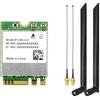 youyeetoo RTL8822CE Modulo WiFi - Adattatore di rete wireless Dual-Band AW-CB375NF con Bluetooth 5.0 - Supporta youyeetoo/nanopi/bananapi SBC (con 2 stick adesivi ANT)