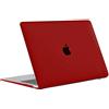 aiino italian ideas aiino Shell Cover Glossy per MacBook Air 13 2018-2019, Ultra Sottile e Resistente, Custodia Rigida in Plastica MacBook Air 13, Proteggi Schermo, Copertura MacBook Air 13 2018-2019 - Rosso