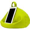 Raypontia Pouf per tablet, 23 x 23 x 15 cm, pouf per cellulare, supporto per tablet, supporto per tablet, supporto per tablet, supporto per tablet, colore verde