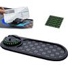 LLELEMAMO Multifunction Car Anti-Slip Mat Auto Phone Holder, Anti Slip Mat Mobile Phone Holder for Car Dashboard with Temporary Parking Numbe Pad for Phones Sunglasses Keys Gadgets (Style 3)