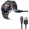 Blueshaweu Cavo di ricarica compatibile con HASAKEI 2023 nuovo smartwatch da uomo 1,39 T30, cavo caricabatterie per smartwatch HASAKEI T30 /DekeFit T30 (nero)