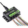 Waveshare Convertitore USB a UART/I2C/SPI/JTAG Supporto USB a 2-ch UART, o USB a 1-ch UART + 1-ch I2C + 1-ch SPI, o USB a 1-ch UART + 1-ch JTAG, Compatibile con Win11/10/8.1/8/7, Linux, ecc. 3.3V/5V