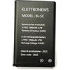 Generico Batteria per cellulare Brondi Amico Chic 1000mAh, 3,7V BL-5C Nera ATTENZIONE prima di acquistare veirifcare che la foto corrisponda alla batteria originale. Prestazioni pari all'originale.