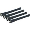 vhbw 4x antenna compatibile con Motorola GP328, GP330, GP340, GP360, GP3688, GP344, GP360-11b, GP380, GP338 Plus radiotrasmettitori - 15,1 cm nero