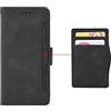 Generic Custodia e cover per Nokia C20,Custodia a portafoglio in pelle con supporto per Nokia C20,Un gran numero di slot per schede, custodia con slot per schede