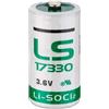 Generico Batteria LS17330 / 2/3 A - 3.6V lithium-thionyl chloride Li-SOCl2 (Bobbin) Monouso