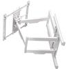 RICOO S7544-W Supporto TV da parete Staffa TV 40-85 pollici per 40 42 43 50 55 60 65 70 75 80 85 pollici girevole inclinabile fino a 70 kg max VESA 400x400