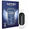 savvies 4 Pezzi Full-Screen Pellicola Protettiva per Xiaomi Smart Band 10 Ceramic Edition Full Cover Pellicola Copertura [Trasparente, 3D Curved]