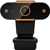 Generic Webcam con microfono Web Camera per conferenze di gioco Compatibile Windows Desktop PC Laptop Supporta 420P 720P 1080P Risoluzione 2K Manuale di messa a fuoco automatica