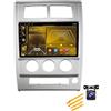 Generico Android 12 Car Stereo for Jeep Cherokee Liberty KK 2007-2012, 9 Touchscreen GPS Navigation, Wireless CarPlay/Android Auto, Steering Wheel Control, OBD2 Support
