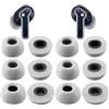 TENNMAK 12 gommini di ricambio in memory foam per orecchie Nothing Ear/Nothing Ear (a) /Nothing Ear (3)/CMF Buds 2 & 2a/2 Plus/CMF Buds Pro & Pro 2/CMF Buds Accessori, Gommini in schiuma, 6 paia