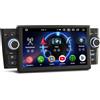 erisin Android 14 8-Core 4GB+64GB Autoradio GPS Navigatore per Fiat Grande Punto Linea Supporta Bluetooth 5.0 Wireless CarPlay Android Auto WiFi 4G DSP RDS Canbus 7 pollici Touchscreen