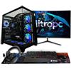 NitroPC - Pack Nitro Plus | PC Gaming Completo (Intel i9 12900K 16/24 5.2GHz, RTX 5070 12GB, RAM 32GB, M.2 1TB, Windows 11 PRO, RGB | WiFi, Monitor Curvo 27, Tastiera, Mouse, Cuffie) PC fisso (Nero)