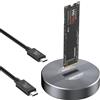 RIITOP Docking station NVMe da 40 Gbps, RIITOP M.2 NVMe a USB4 Enclosure per SSD NVMe PCIe (M-Key) Funziona su M1 M2 Mini, compatibile con Thunderbolt 3/4 [40 Gbps]
