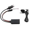 TECKEEN Adattatore Bluetooth Audio Musica AUX Cavo+Microfono Per Kenwood 13-pin CD Stereo