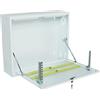 Stalflex CCTV Case Rack 19 Pollici 3U - Armadio di Rete Realizzato in Metallo per Impieghi Gravosi - Armadio Rack con Custodia Chiudibile a Chiave