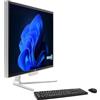 SIMPLETEK PC All in One Celeron 1.80GHz 4GB RAM SSD 120GB Windows 7 Pro | Display 24 FHD Webcam integrata WiFi BT LAN HDMI | Computer Fisso Casa Ufficio Scuola Lavoro