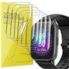Blueshaweu 6 Pezzi Pellicola Compatibile per ‎‎RUIMEN Smartwatch H1 1,85, Pellicola Protettiva per H1 1,85, Sensibile al Tatto, Senza Bolle, HD Trasparente TPU Film (trasparente)
