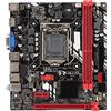 Tonysa Scheda Madre PC Personalizzata B75M Supporto Scheda Madre LGA1155 Processore 1155 Pin I3 I5 I7, 2 Slot di Memoria DDR3, VGA, HDMI, PCI E1, SATA