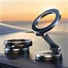 JOYROOM Porta Cellulare Auto Magnetico per MagSafe, Tutto Metallo Supporto Magsafe Auto Pieghevole con 20 x N55 Magneti, Porta Telefono Auto per iPhone 15 14 13 12 & Custodia MagSafe