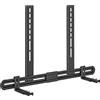 Techly 366372 Supporto Universale per Soundbar da Muro o Staffa Max VESA 600x400 Nero