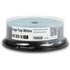 Blu Innovation Ritek BD-R XL BDXL - Confezione da 25 supporti di archiviazione a triplo strato, 4X, logo top, termici, 100 GB, registrabili in mandrino