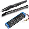 FYIOGXG Cameron Sino Batteria di ricambio per AKAI 5000 Solo, EWI 5000 PN: AKAI 1ABTUR18650ZY01 3400 mAh / 12,58 Wh