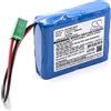 vhbw batteria compatibile con CEMB DWA 1000 Wheel allineatore (3600mAh, 7,4V, Li-Ion)