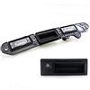 Dynavsal Telecamera posteriore impermeabile con visione notturna HD con maniglia per bagagliaio per VW Golf Plus MK5/Jetta III/Touran 1T GP 1T2/Passat 3C B6 C3 Variant Wagon 2.0 TDI