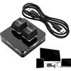 Generico Copia e incolla tastiera a 2 tasti - Mini tastiera USB copia e incolla | Tastiere universali per PC da gioco meccaniche, retroilluminata RGB per copia e per casa e viaggio
