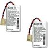 My Brand Maxxistore - Batsecur 2 pezzi batteria litio BAT05 compatibile BATLI05 logisty - 3,6 V 5,4 Ah - LS14500 - ER14505 - Connettore Molex 6471-03