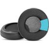 TaiZiChangQin Cuscinetti auricolari di ricambio compatibili con cuffie on-ear wireless House of Marley Positive Vibration 2 (auricolari in tessuto nero)