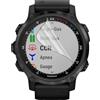 PHONILLICO Pellicola protettiva in plastica per orologio Garmin Descent Mk1 [6 pezzi] Protezione per schermo ultra resistente
