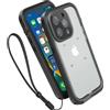 Catalyst Custodia protettiva impermeabile per iPhone 14 Plus, 5 x resistente all'acqua, per schermo e rilevamento del viso, immagini perfette - Stealth Black