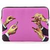 Seletti Laptop Bag Toiletpaper Lipsticks Rosa