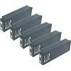 vhbw 5x batteria sostituisce Scanreco EEA2512, EEA4404, IM6024, 708031757 per Radiocomando Industriale, Telecomando (3000mAh, 7,2V, NiMH) - Nero