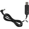 vhbw Caricabatterie compatibile con Baofeng UV-9R batteria radio - cavo USB, 100 cm, con spia luminosa