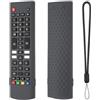 Generic Custodia protettiva in silicone morbido per LG AKB75375604 AKB75095302 AKB73715601 per LG AKB Series Smart TV Remote Cover (grigio scuro)