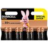 Duracell - Plus AA, Batterie Stilo Alcaline, confezione da 8 pacco del produttore, 1.5 volt LR06 MN1500