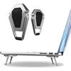 SUNTAIHO Supporto Portatile Invisibile per Laptop, Mini Base di Raffreddamento in Alluminio, Cavalletto per Montaggio su Tastiera Computer, Supporto da scrivania ergonomico Leggero per MacBook Pro/Air